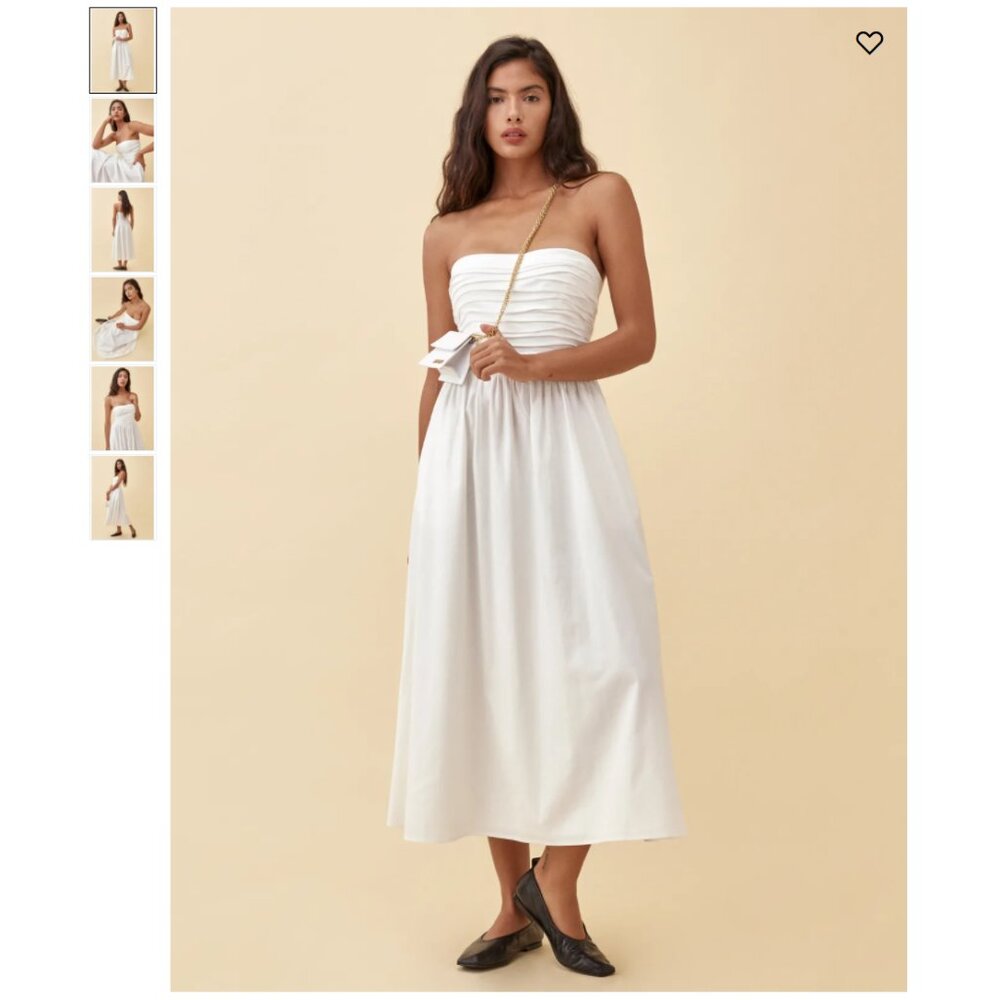 SALE🌹Reformation Lissa Dress - White